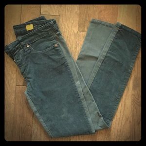 Pilcro corduroy paneled pants. Size 25.